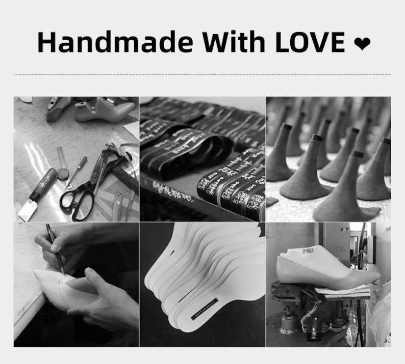 Women Handmade Ballet Shoes | Vintage Soft Thick Heel Round Toe Leather Flat Shoes | Leather Ballet Shoes | Comfortable Women Flats