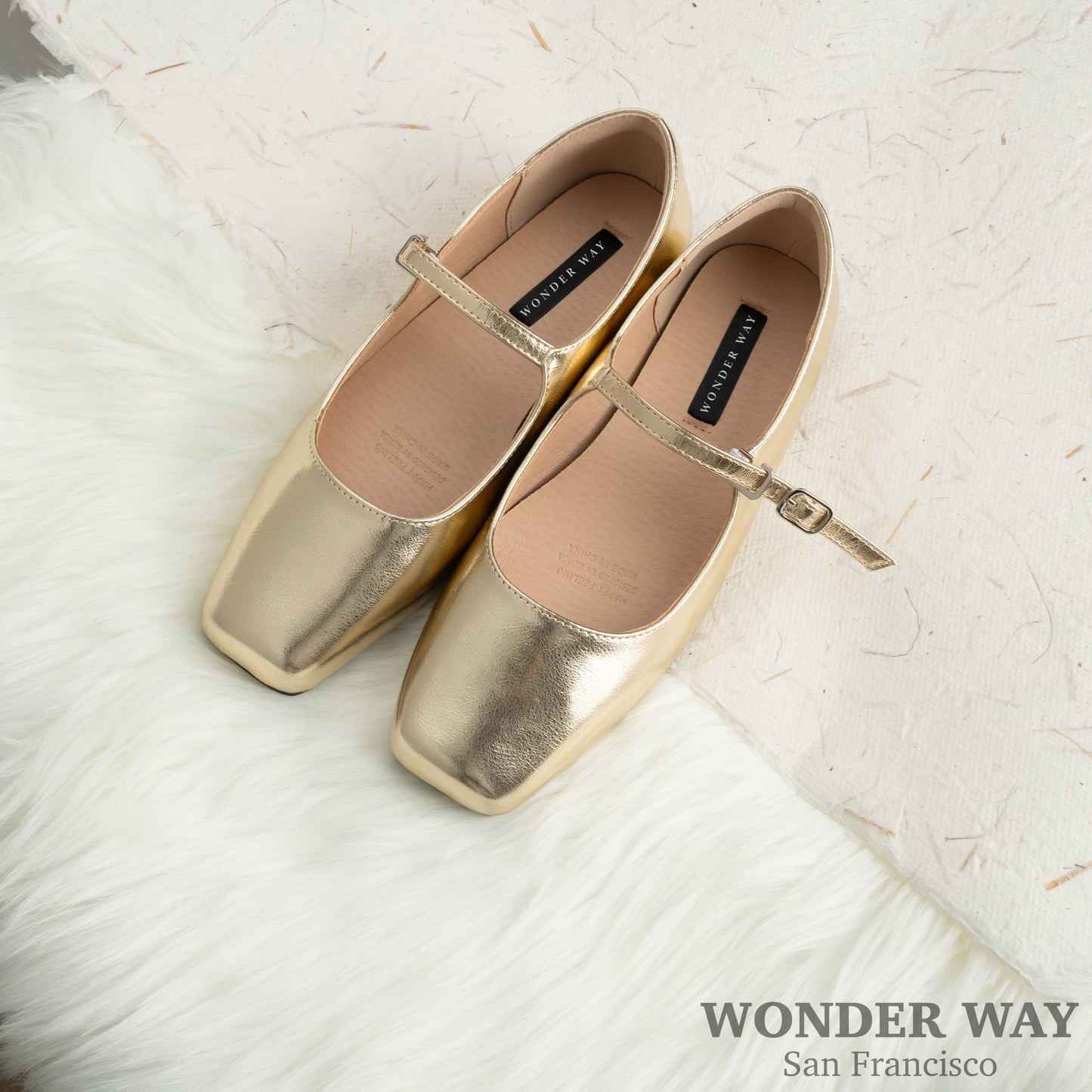 Women Ballet Flats | Women Vintage Shoes | Women Square Toe Flats | Ballerina Flats | Mary Jane Shoes | Square Head Thick Heel Shoes