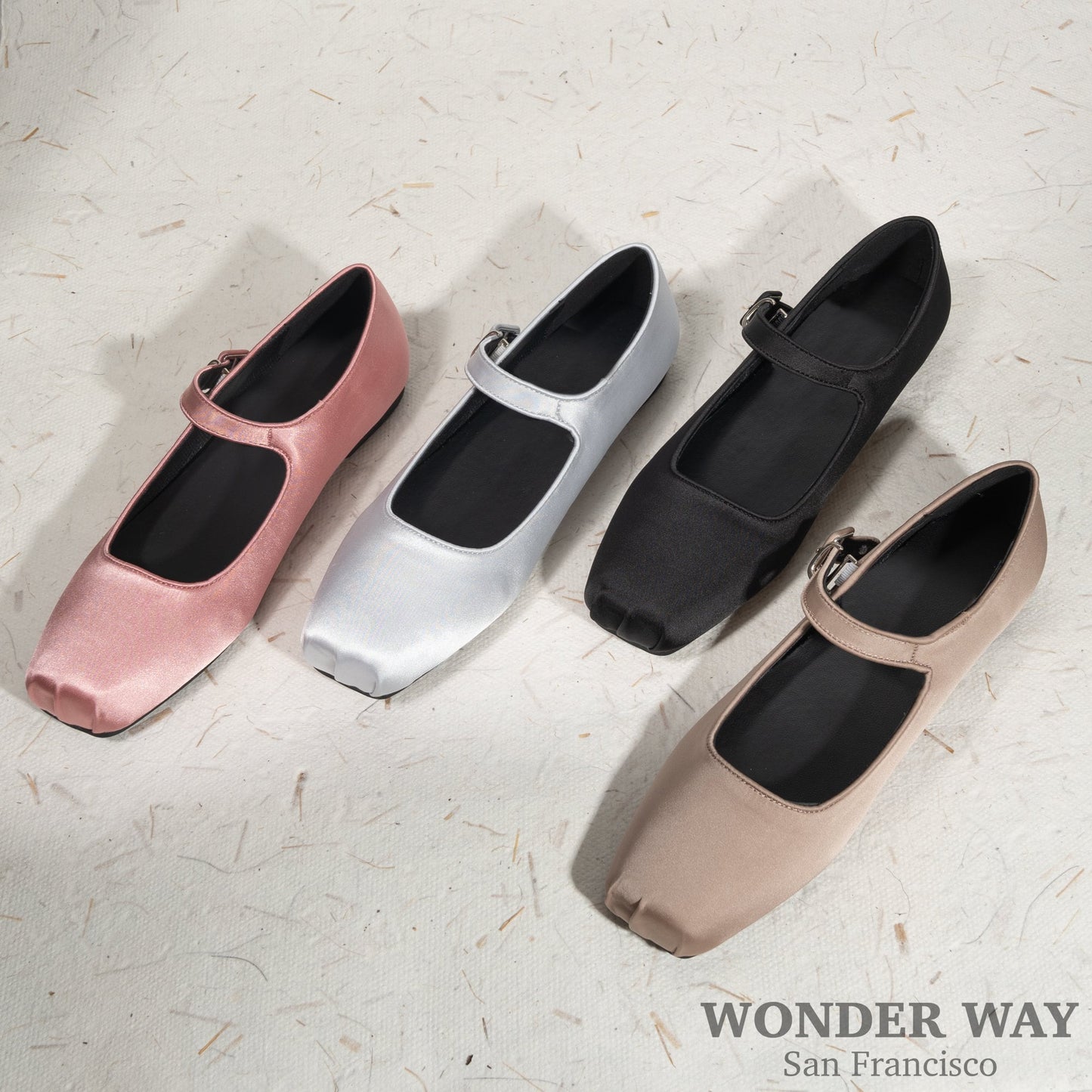 Women Mary Jane Shoes |Women Ballet Flats Shoes |Women Square Toe Flats | Vintage Style Flats| Square Toe low Heel Shoes | Ankle Strap Flats