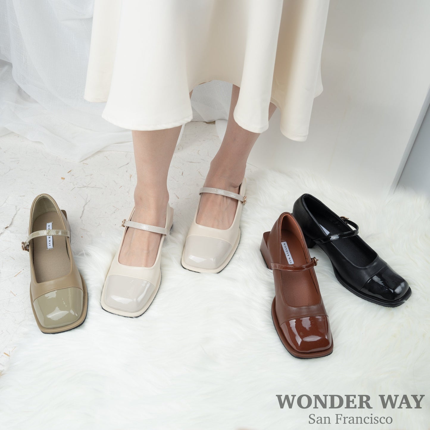 Women Low Heel Sandals | Mary Jane Shoes | Square Toe Flat Pumps | Vintage block heel sandals | Retro Strap Sandals | Women Vintage Shoes