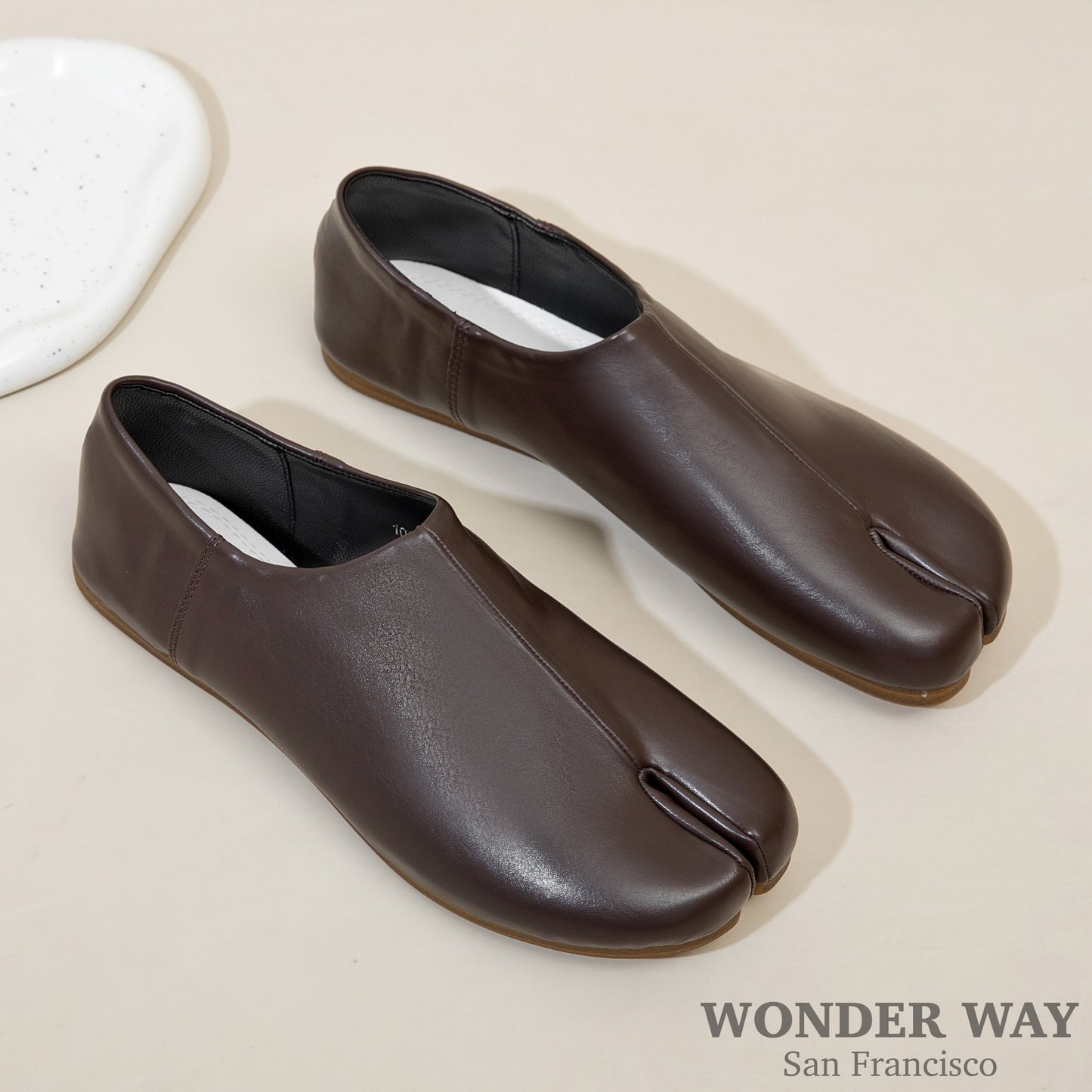 Women Split Toe Mule Slippers | Women Tabi Mary Jane Flats | Tabi Flats Shoes| Women Sandal Split Toe