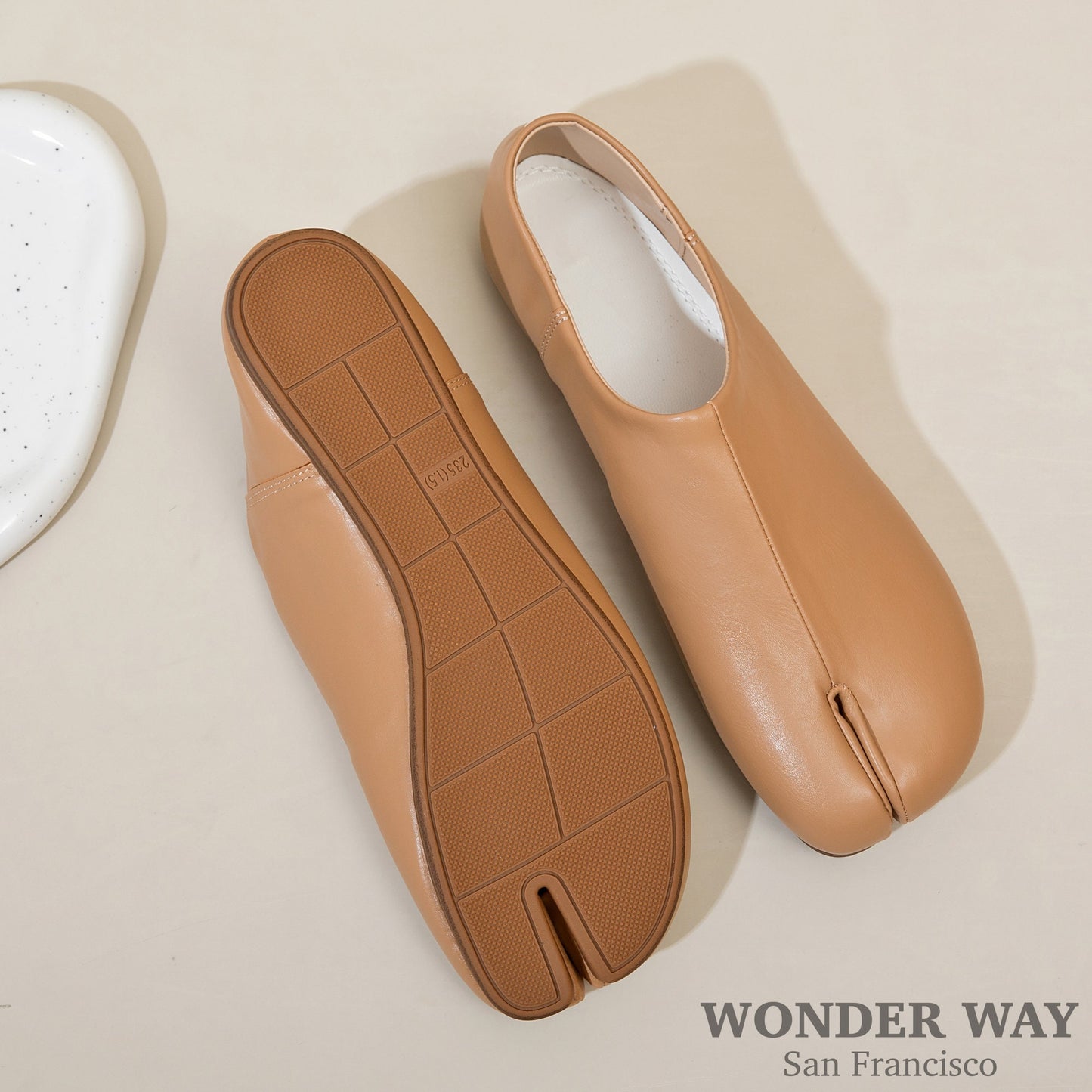 Women Split Toe Mule Slippers | Women Tabi Mary Jane Flats | Tabi Flats Shoes| Women Sandal Split Toe