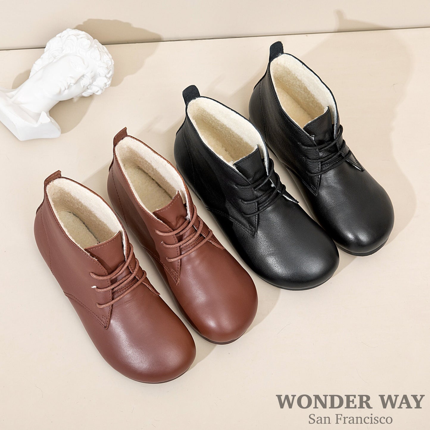 Handmade Women Leather Tie Shoes | Leather Ankle Boots | Big Toe boots| Oxford Women Shoes| Casual Shoes|Short Boots| Low Top Boots