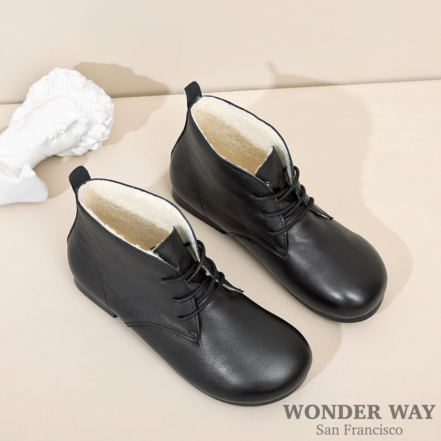 Handmade Women Leather Tie Shoes | Leather Ankle Boots | Big Toe boots| Oxford Women Shoes| Casual Shoes|Short Boots| Low Top Boots