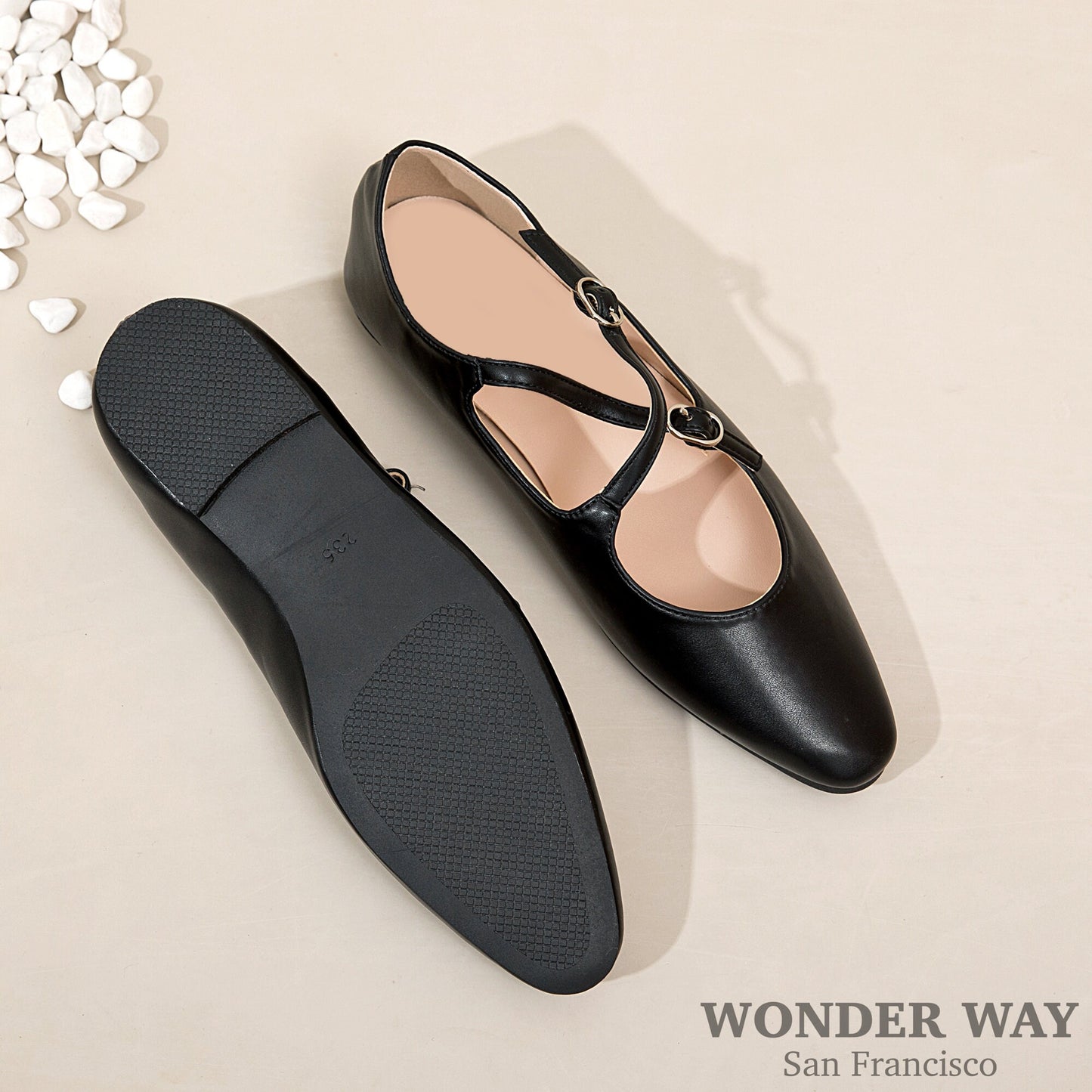 Women Mary Jane Flats | Retro Strap Ballerina Flats | Women Pointed Toe Flats | Women Mules Shoes | Ankle Ties Flats |Adjustable Strap Flats