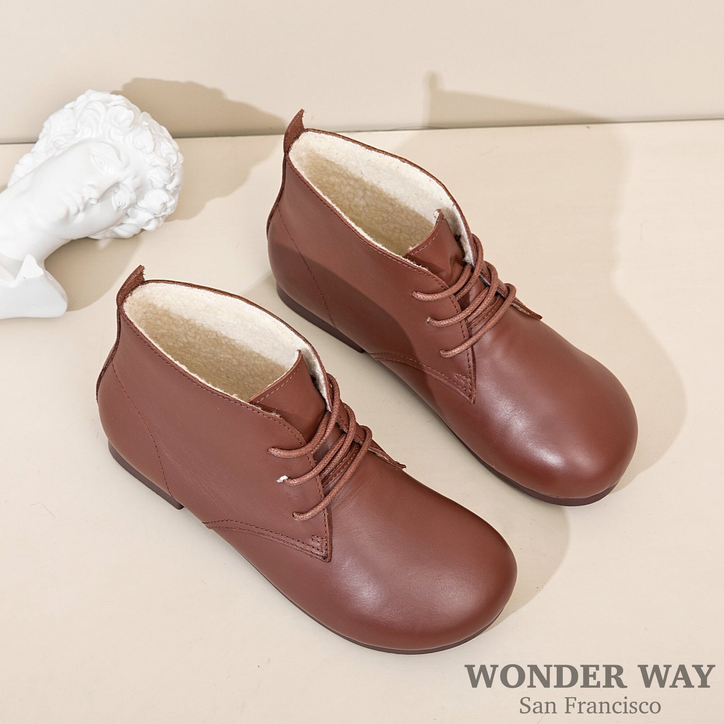 Handmade Women Leather Tie Shoes | Leather Ankle Boots | Big Toe boots| Oxford Women Shoes| Casual Shoes|Short Boots| Low Top Boots