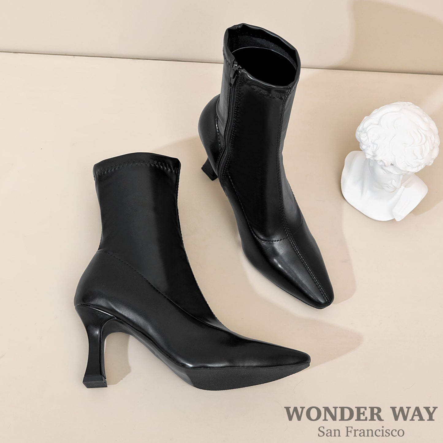 Women Heeled Boots | Women Pointed Toe Heel | High Heel Boots For Women | Stiletto Heel | Ankle boots｜Women booties